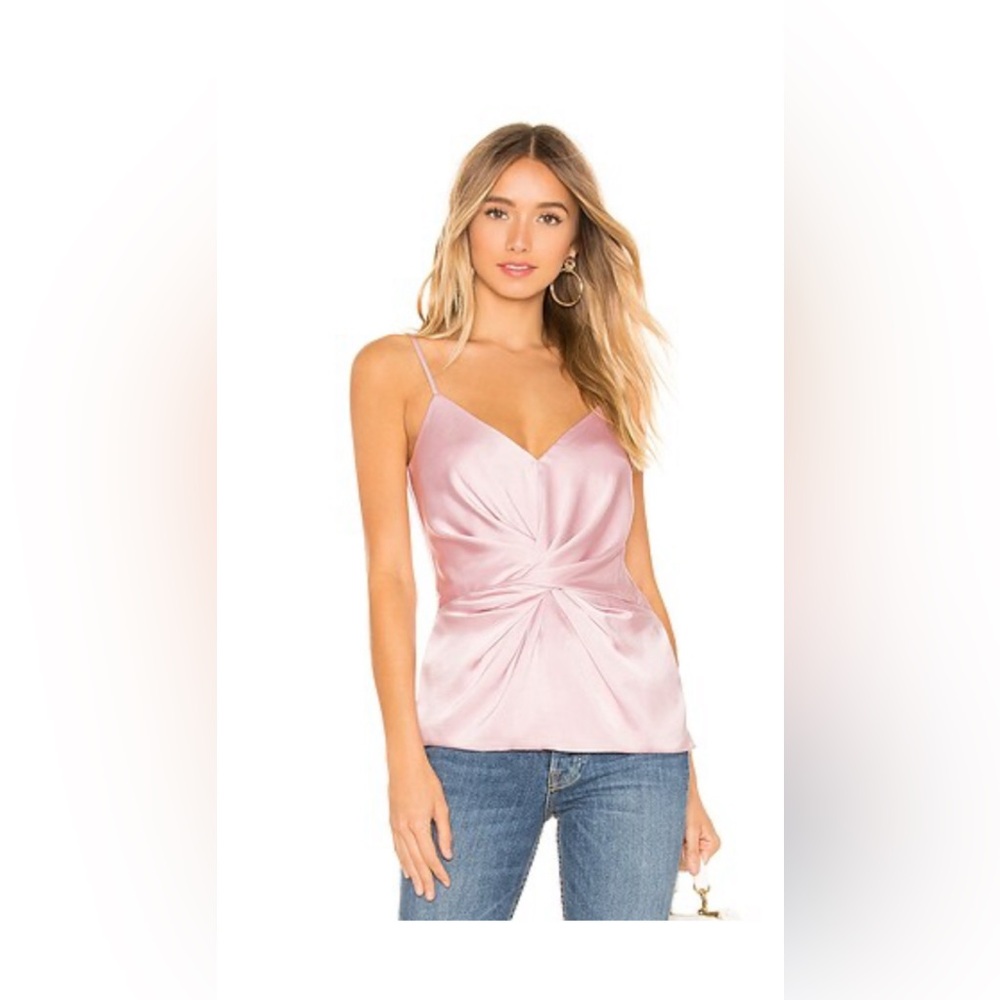 Bailey 44 Light Gray Draped Top